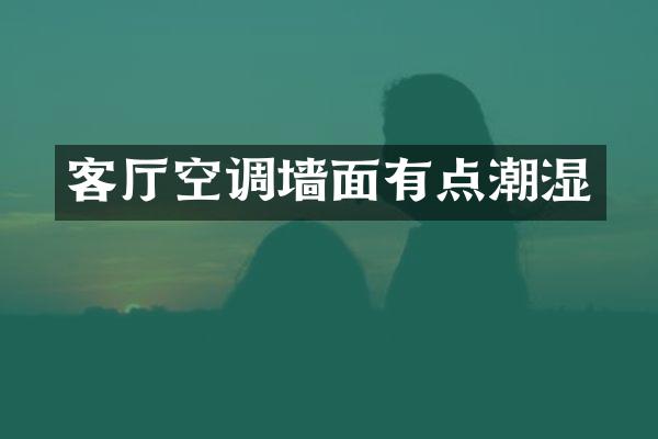 客厅空调墙面有点潮湿