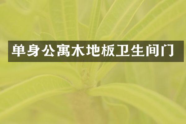 单身公寓木地板卫生间门