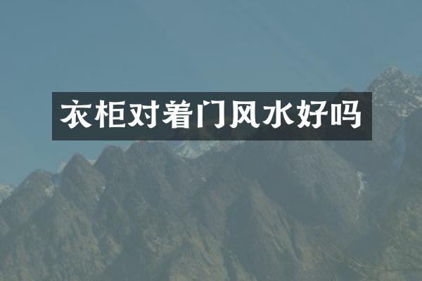衣柜对着门风水好吗