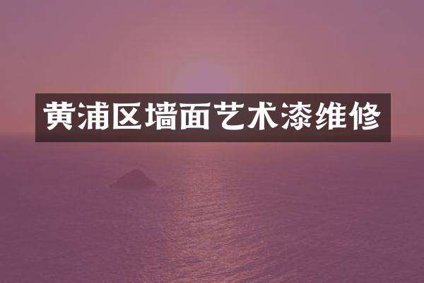 黄浦区墙面艺术漆维修