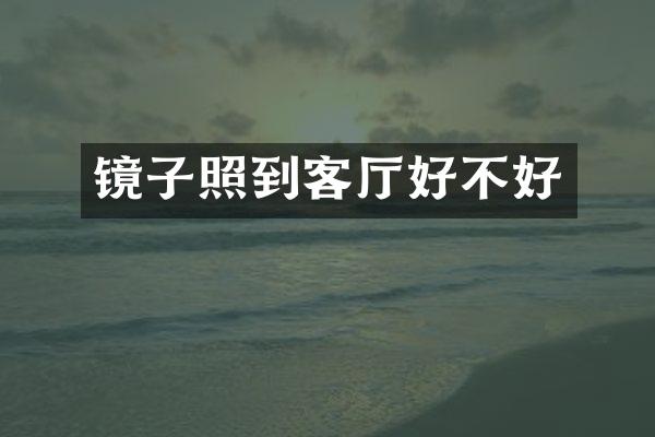 镜子照到客厅好不好