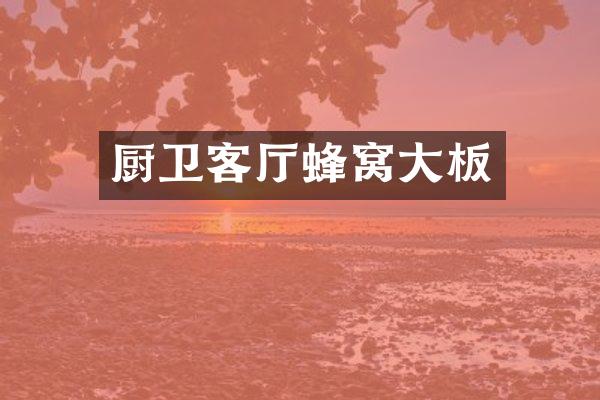 厨卫客厅蜂窝大板