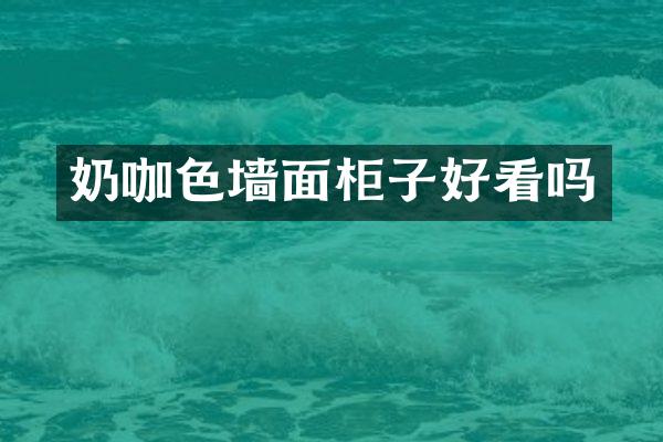 奶咖色墙面柜子好看吗