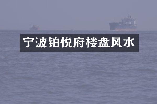 宁波铂悦府楼盘风水