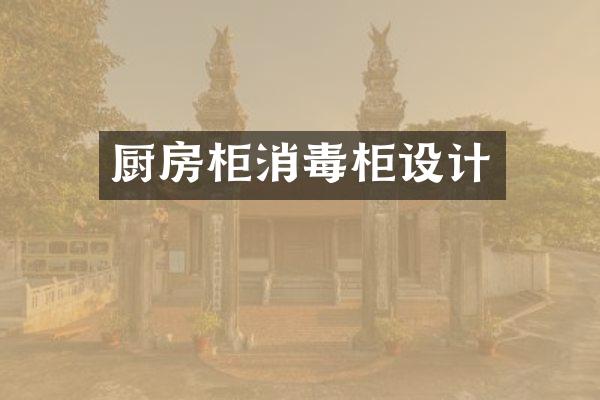 厨房柜消毒柜设计