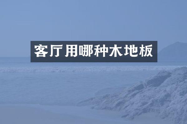 客厅用哪种木地板