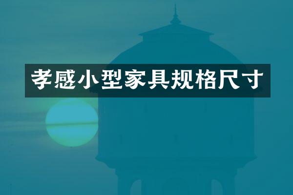 孝感小型家具规格尺寸