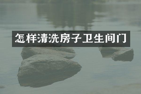怎样清洗房子卫生间门