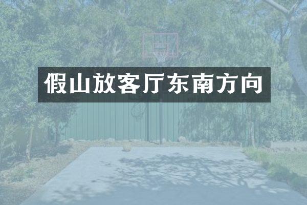 假山放客厅东南方向