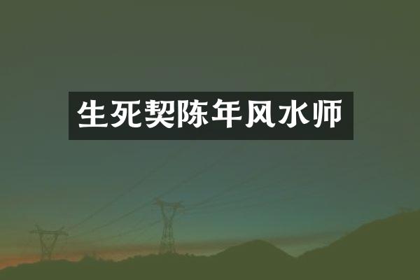 生死契陈年风水师