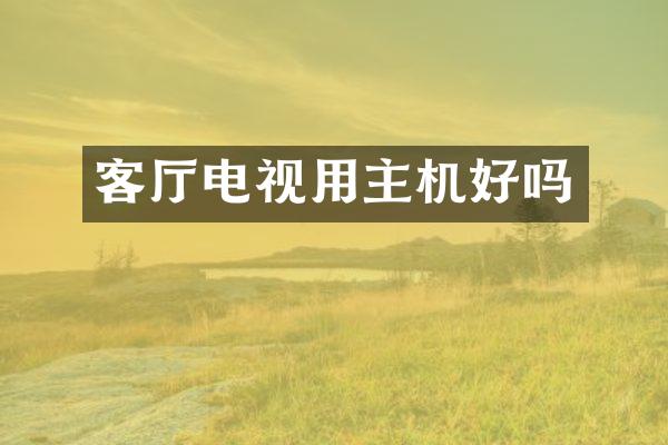 客厅电视用主机好吗