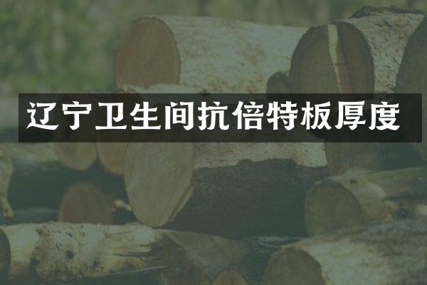 辽宁卫生间抗倍特板厚度