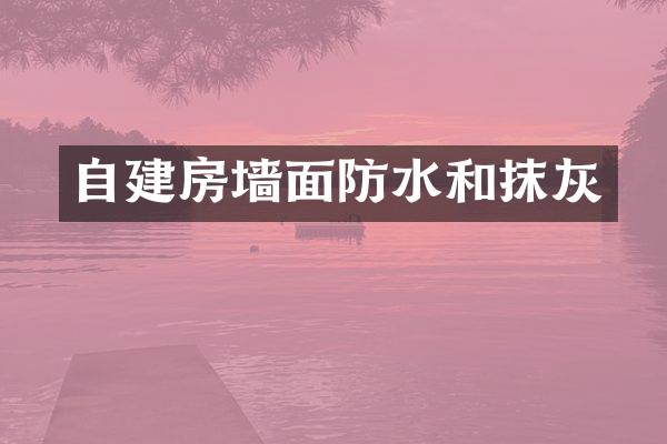 自建房墙面防水和抹灰