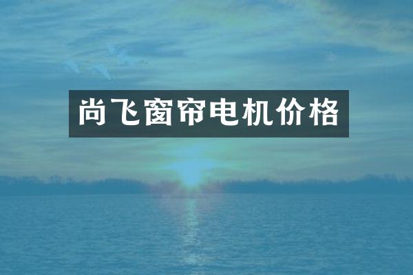 尚飞窗帘电机价格