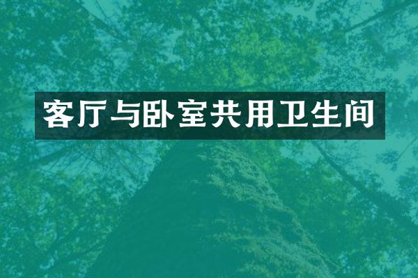 客厅与卧室共用卫生间