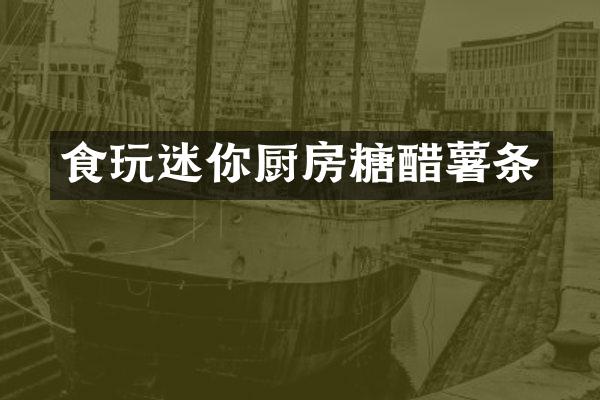 食玩迷你厨房糖醋薯条