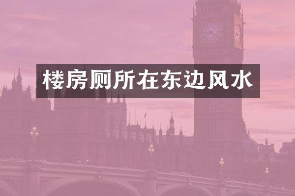 楼房厕所在东边风水