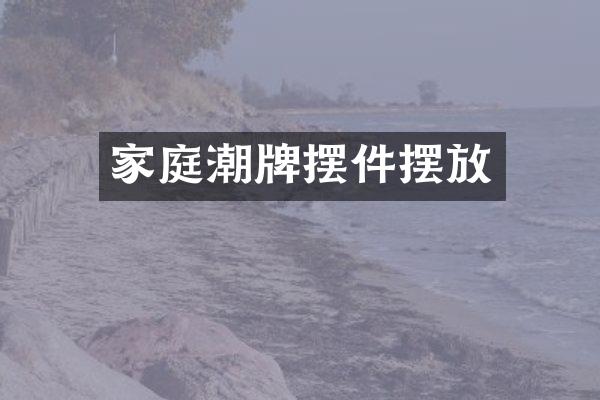 家庭潮牌摆件摆放