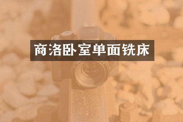 商洛卧室单面铣床