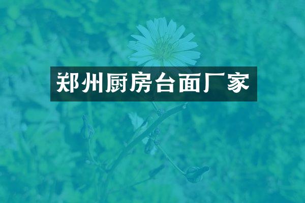 郑州厨房台面厂家