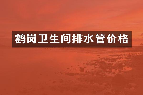 鹤岗卫生间排水管价格