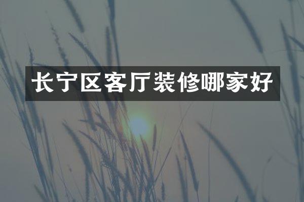 长宁区客厅装修哪家好