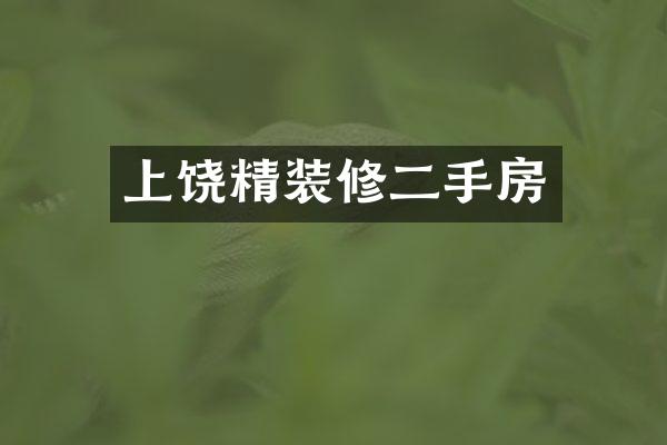 上饶精装修二手房
