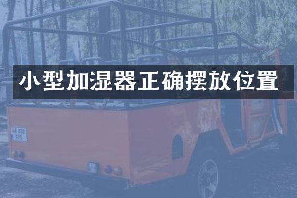 小型加湿器正确摆放位置