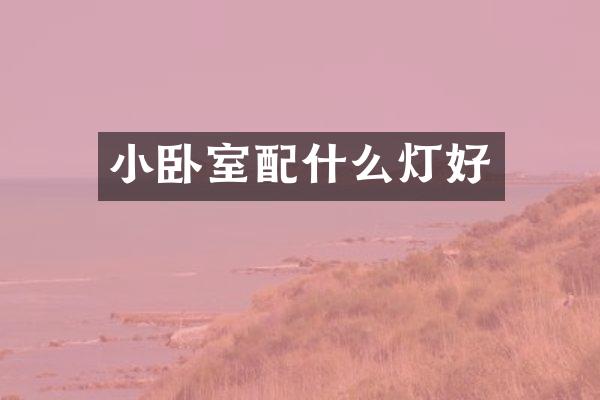 小卧室灯好