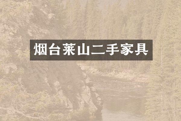 烟台莱山二手家具
