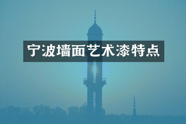 宁波墙面艺术漆特点