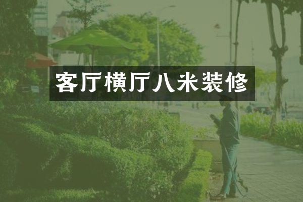 客厅横厅八米装修