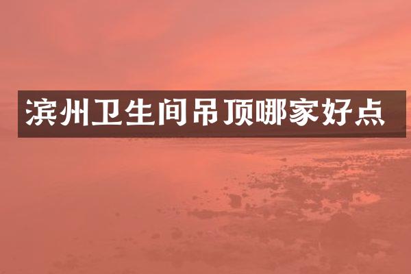 滨州卫生间吊顶哪家好点