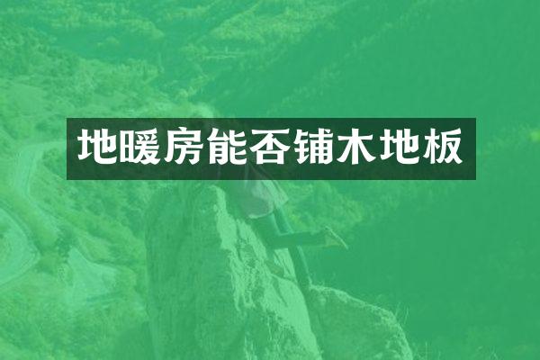 地暖房能否铺木地板