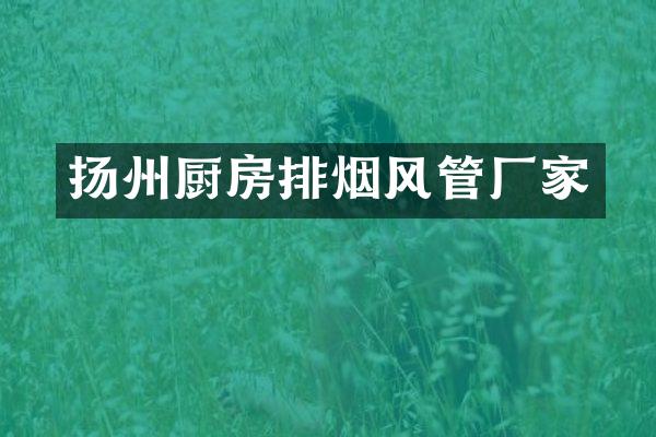 扬州厨房排烟风管厂家