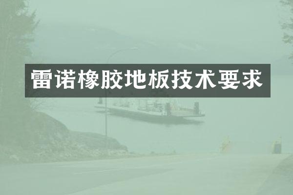 雷诺橡胶地板技术要求