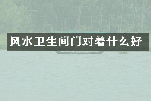 风水卫生间门对着什么好