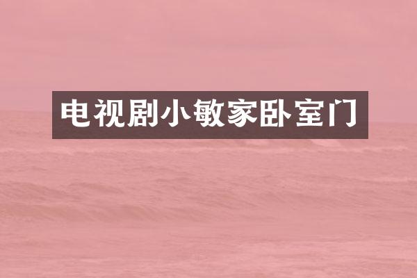 电视剧小敏家卧室门