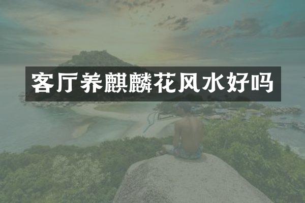 客厅养麒麟花风水好吗