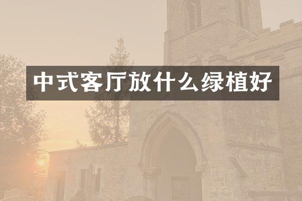 中式客厅放什么绿植好