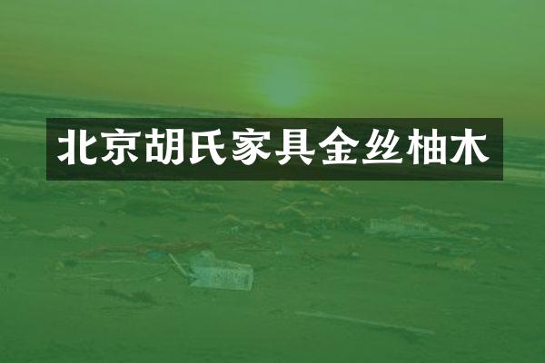 北京胡氏家具金丝柚木