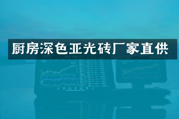 厨房深色亚光砖厂家直供