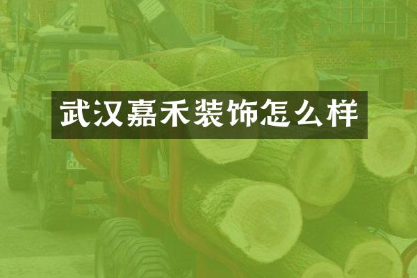 武汉嘉禾装饰怎么样