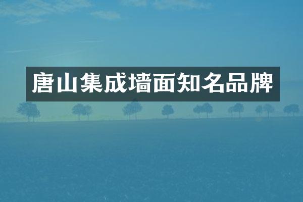 唐山集成墙面知名品牌
