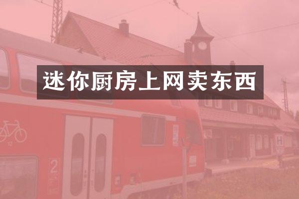 迷你厨房上网卖东西