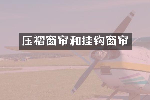 压褶窗帘和挂钩窗帘