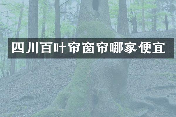 四川百叶帘窗帘哪家便宜