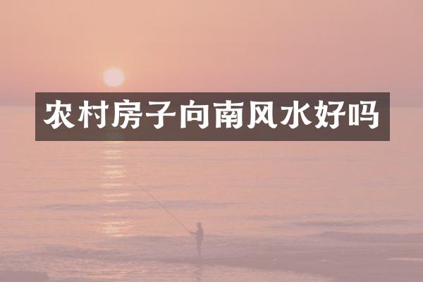 农村房子向南风水好吗