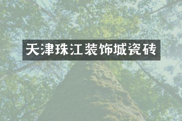 天津珠江装饰城瓷砖