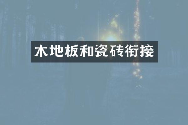 木地板和瓷砖衔接